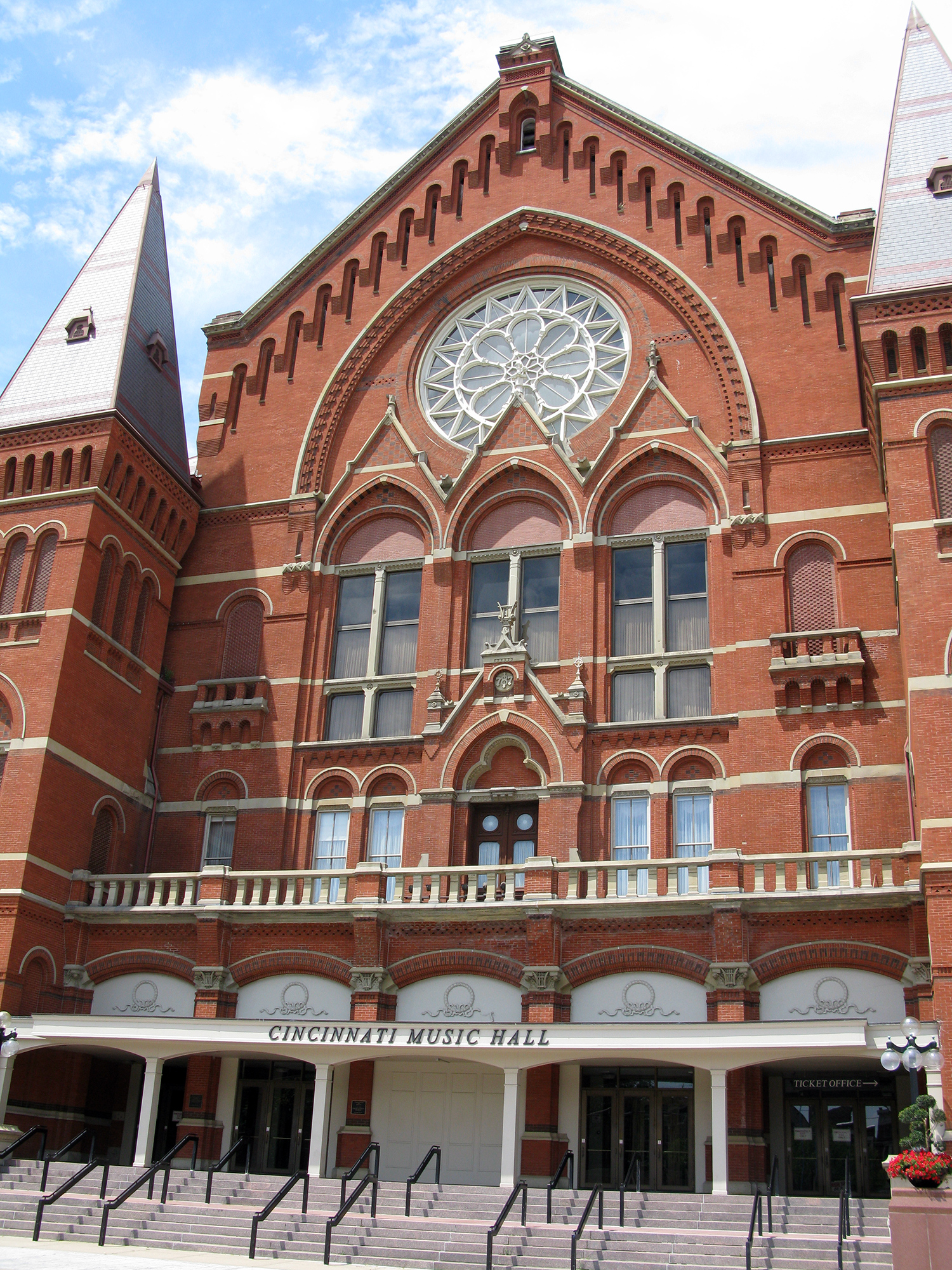 Cincinnati Music Hall Entrance
